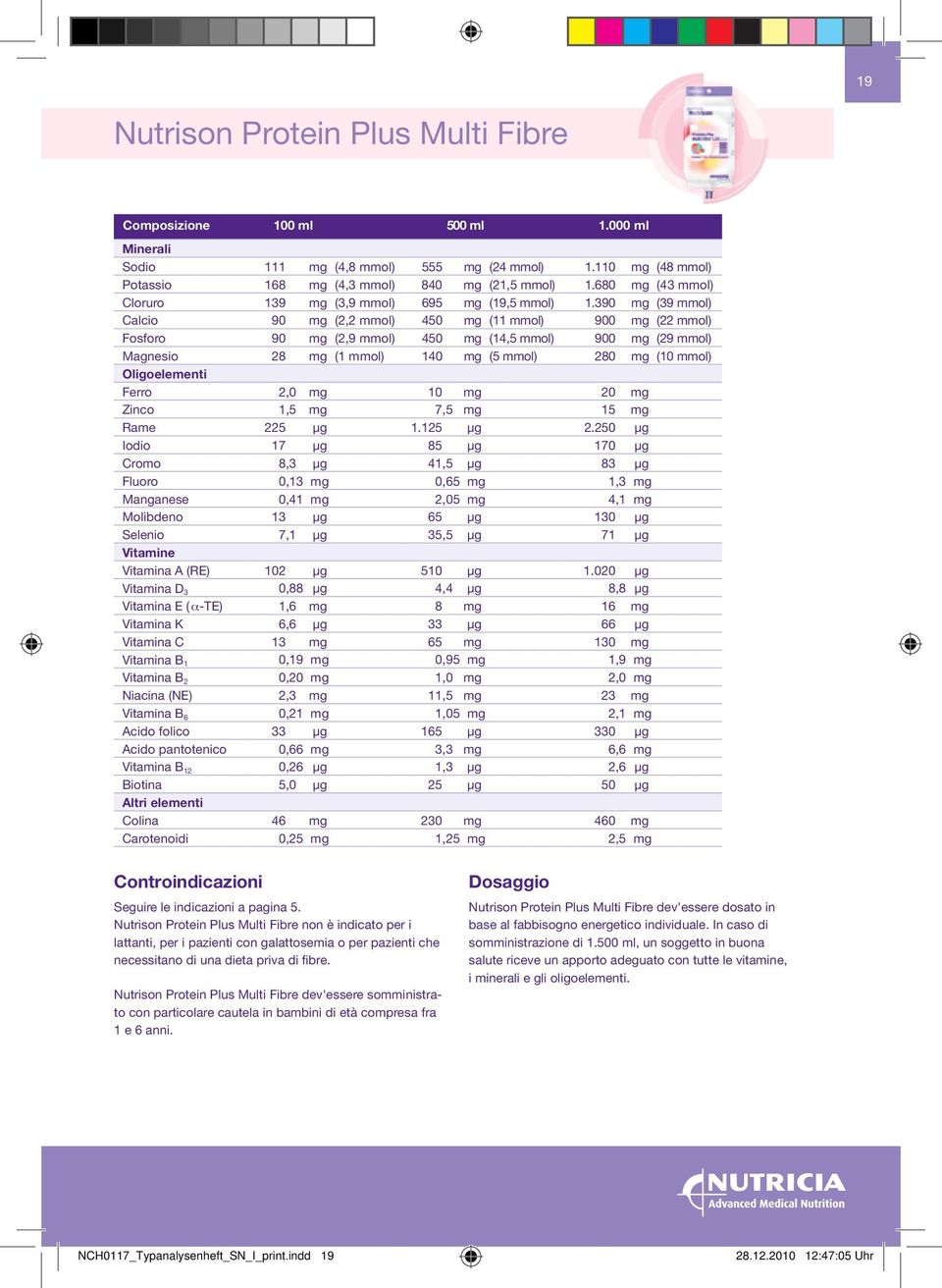 390 mg (39 mmol) Calcio 90 mg (2,2 mmol) 450 mg (11 mmol) 900 mg (22 mmol) Fosforo 90 mg (2,9 mmol) 450 mg (14,5 mmol) 900 mg (29 mmol) Magnesio 28 mg (1 mmol) 140 mg (5 mmol) 280 mg (10 mmol)