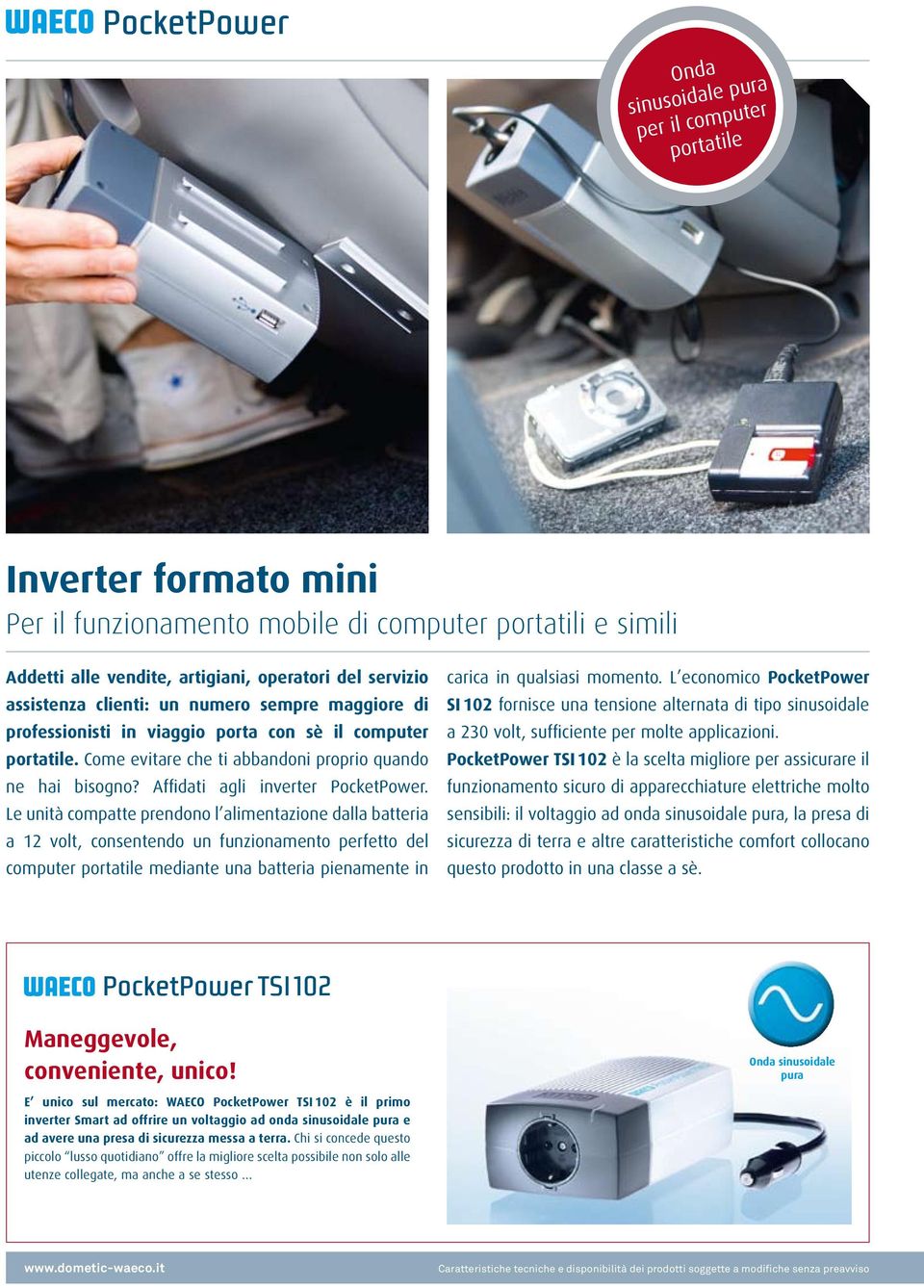 Affidati agli inverter PocketPower.