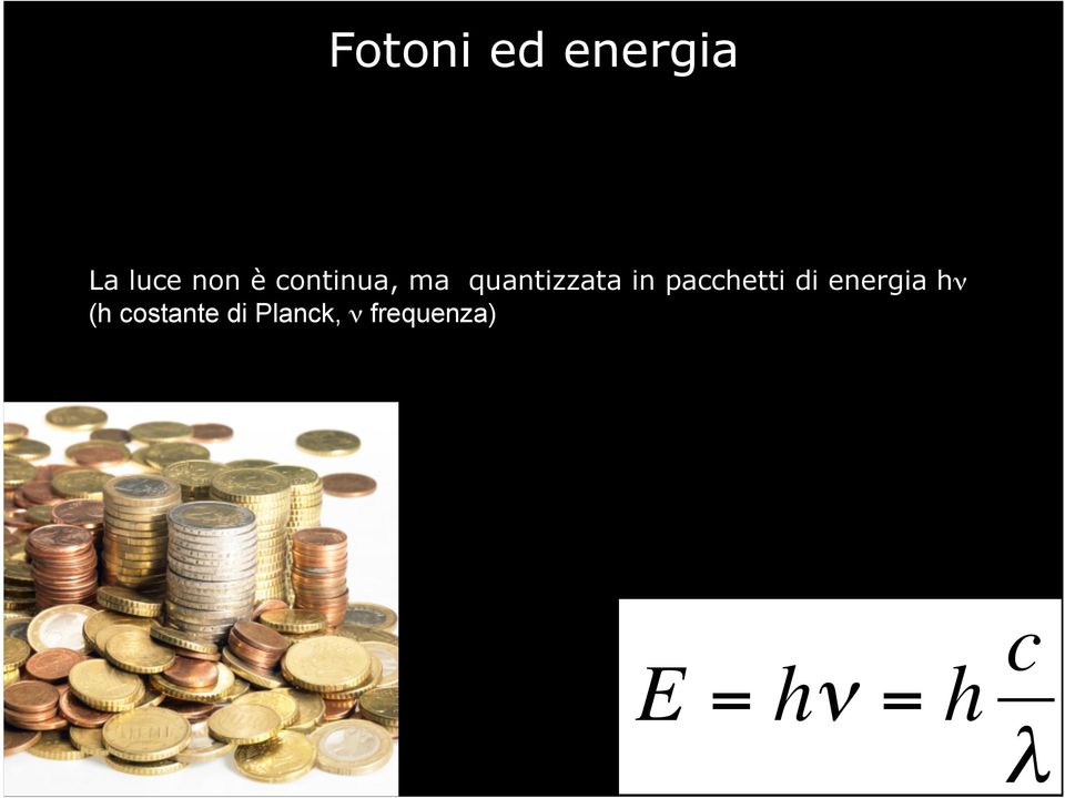 quantizzata in pacchetti di