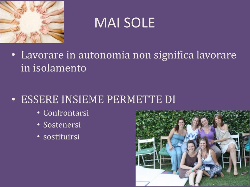 isolamento ESSERE INSIEME