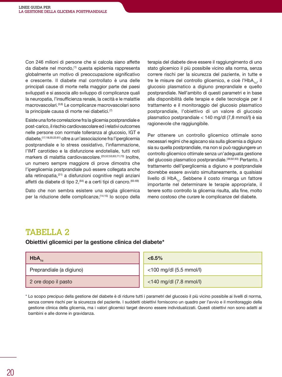 cecità e le malattie macrovascolari. (5;6) Le complicanze macrovascolari sono la principale causa di morte nei diabetici.