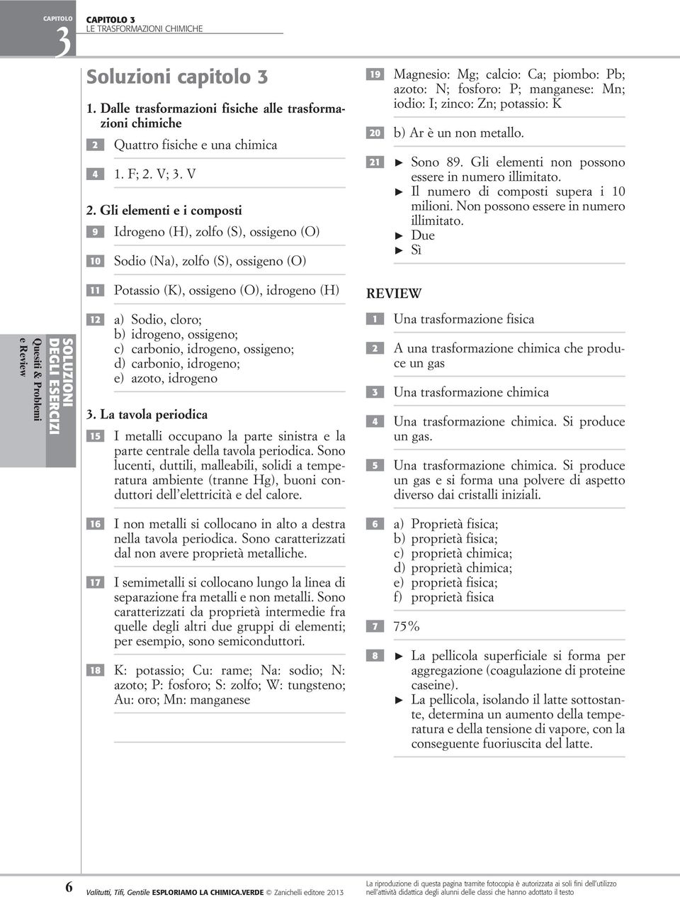 Zn; potassio: K 20 b) Ar è un non metallo. 21 Sono 89. Gli elementi non possono essere in numero illimitato. Il numero di composti supera i 10 milioni. Non possono essere in numero illimitato.