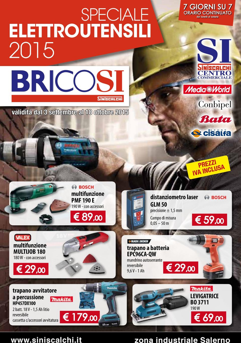 accessori 29,00 trapano a batteria EPC96CA-QW mandrino autoserrante reversibile 9,6 V - 1 Ah 29,00 trapano avvitatore a percussione hp457dx100 2