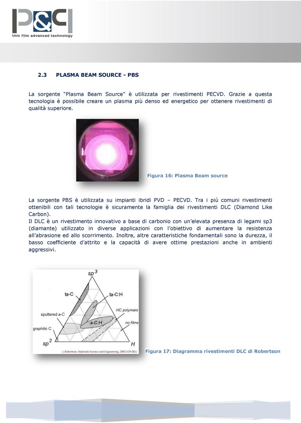 Figura 16: Plasma Beam source La sorgente PBS è utilizzata su impianti ibridi PVD PECVD.