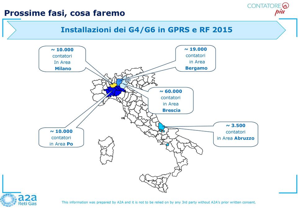 000 contatori in Area Bergamo - ~ 60.