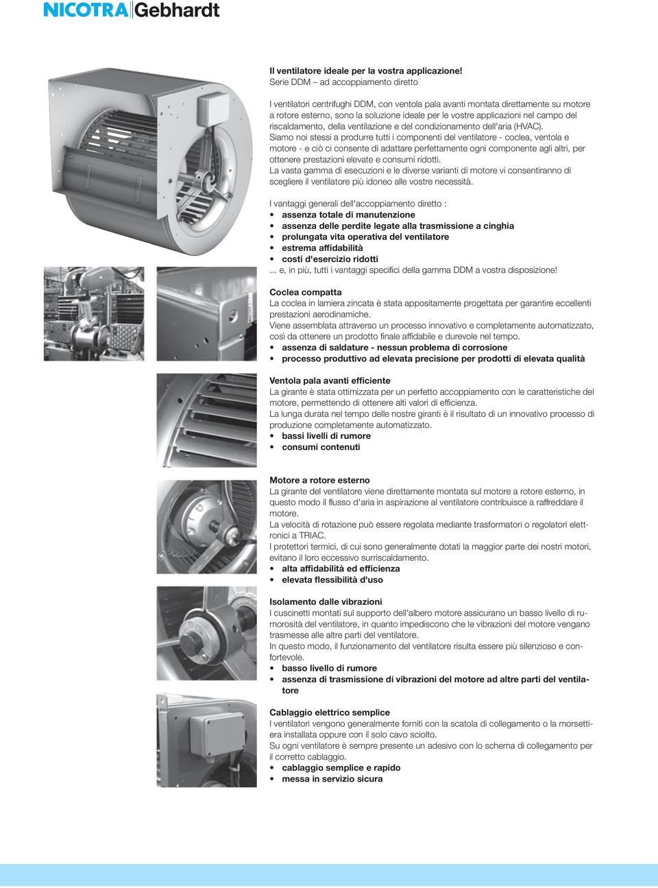 del riscaldamento, della ventilazione e del condizionamento dell'aria (HVC).