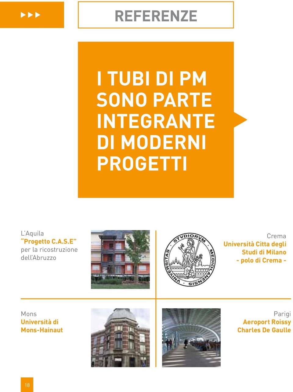 E per la ricostruzione dell Abruzzo Crema Università Citta degli