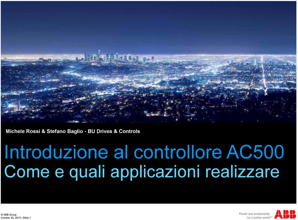 controllore AC500 Come e quali