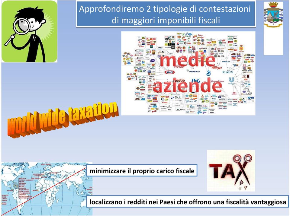 proprio carico fiscale localizzano i redditi