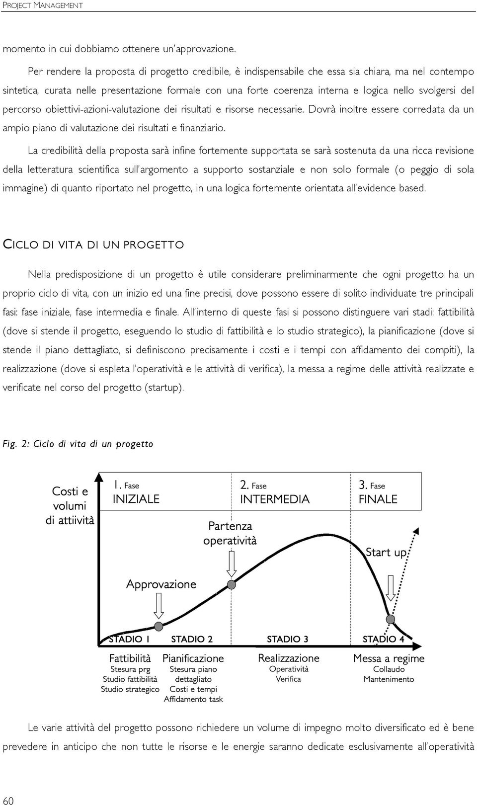 svolgersi del percorso obiettivi-azioni-valutazione dei risultati e risorse necessarie. Dovrà inoltre essere corredata da un ampio piano di valutazione dei risultati e finanziario.