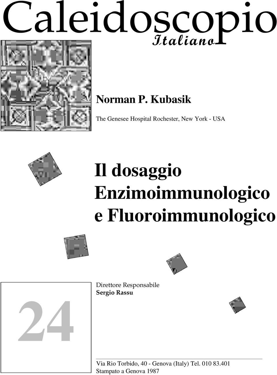 dosaggio Enzimoimmunologico 24 Direttore Responsabile