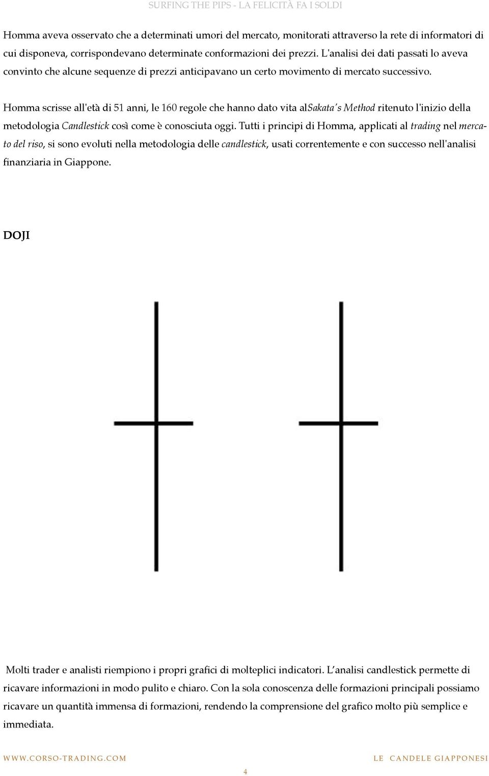 Homma scrisse all'età di 51 anni, le 160 regole che hanno dato vita alsakata's Method ritenuto l'inizio della metodologia Candlestick così come è conosciuta oggi.