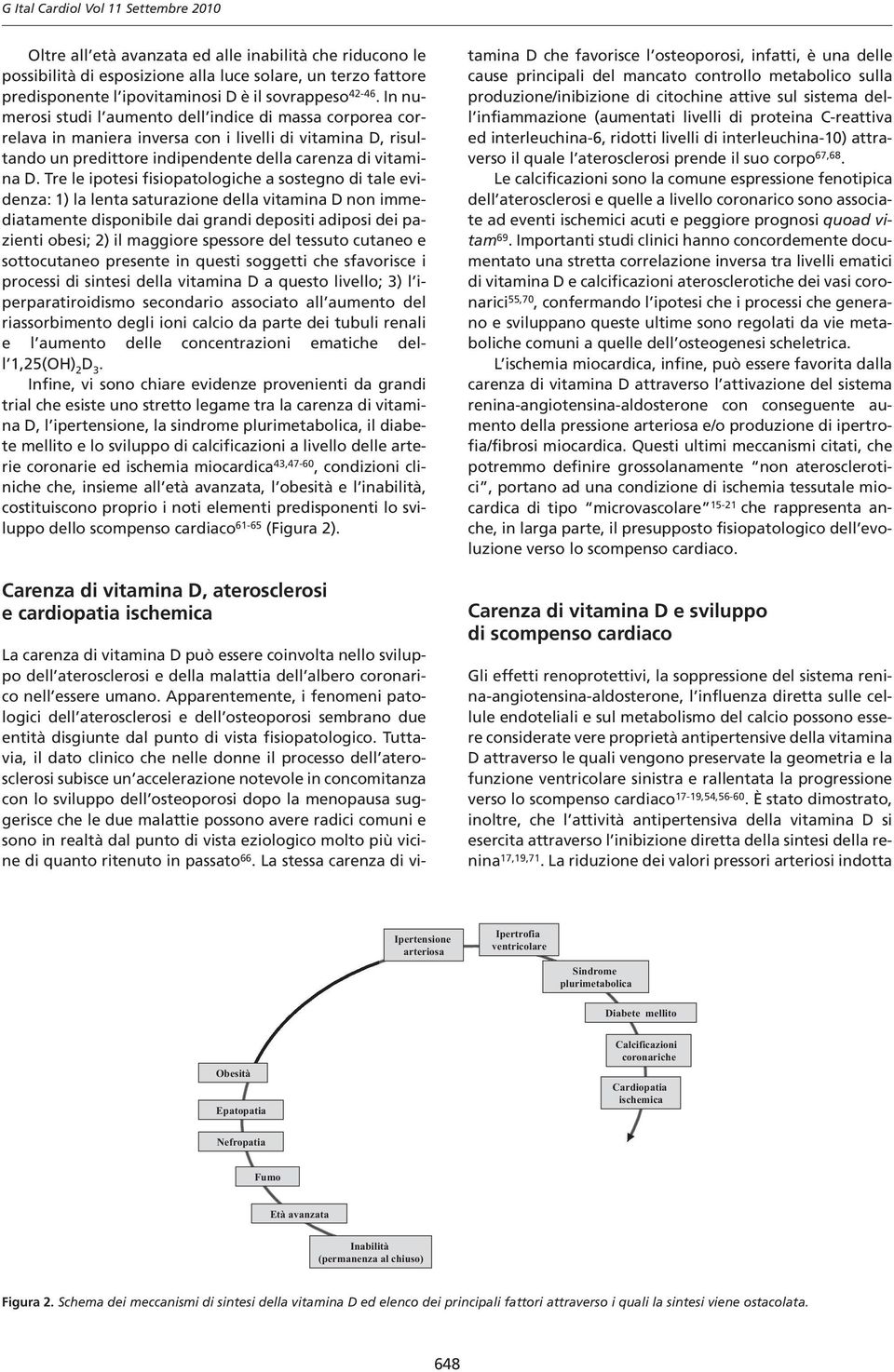 Tre le ipotesi fisiopatologiche a sostegno di tale evidenza: 1) la lenta saturazione della vitamina D non immediatamente disponibile dai grandi depositi adiposi dei pazienti obesi; 2) il maggiore