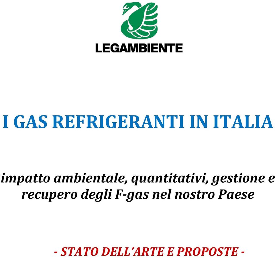 gestione e recupero degli F-gas nel