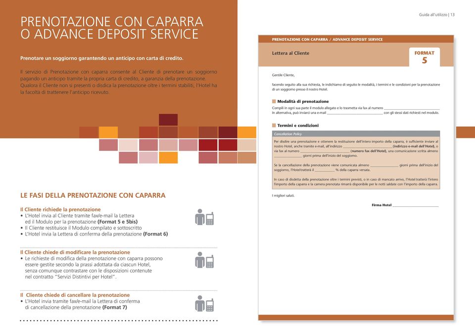 Modalità di prenotazione Compili in ogni sua parte il modulo allegato e lo trasmetta via fax al numero In alternativa, può inviarci una e-mail con gli stessi dati richiesti nel modulo.