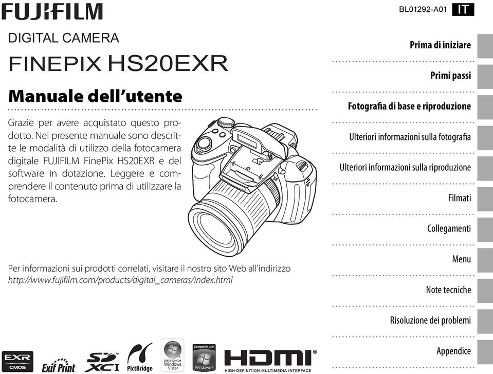 Leggere e comprendere il contenuto prima di utilizzare la fotocamera.