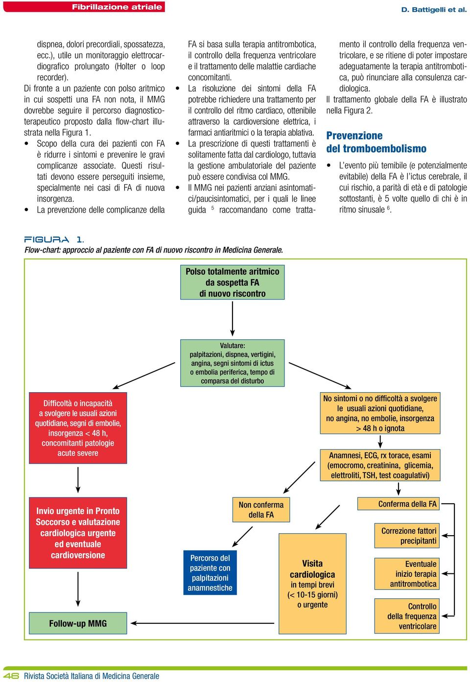 Scopo della cura dei pazienti con FA è ridurre i sintomi e prevenire le gravi complicanze associate. Questi risultati devono essere perseguiti insieme, specialmente nei casi di FA di nuova insorgenza.