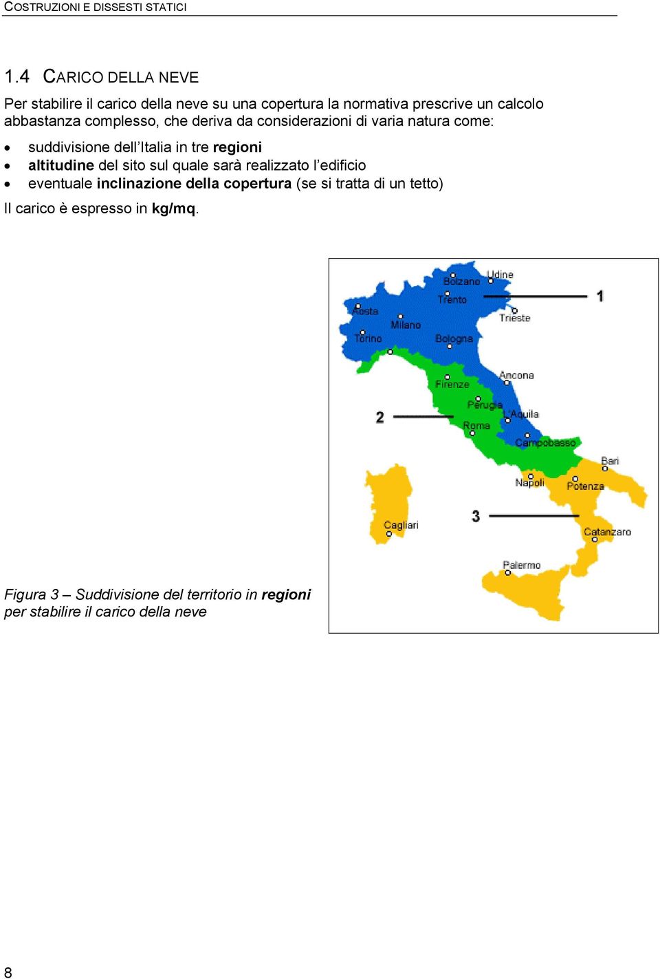 altitudine del sito sul quale sarà realizzato l edificio eventuale inclinazione della copertura (se si tratta di