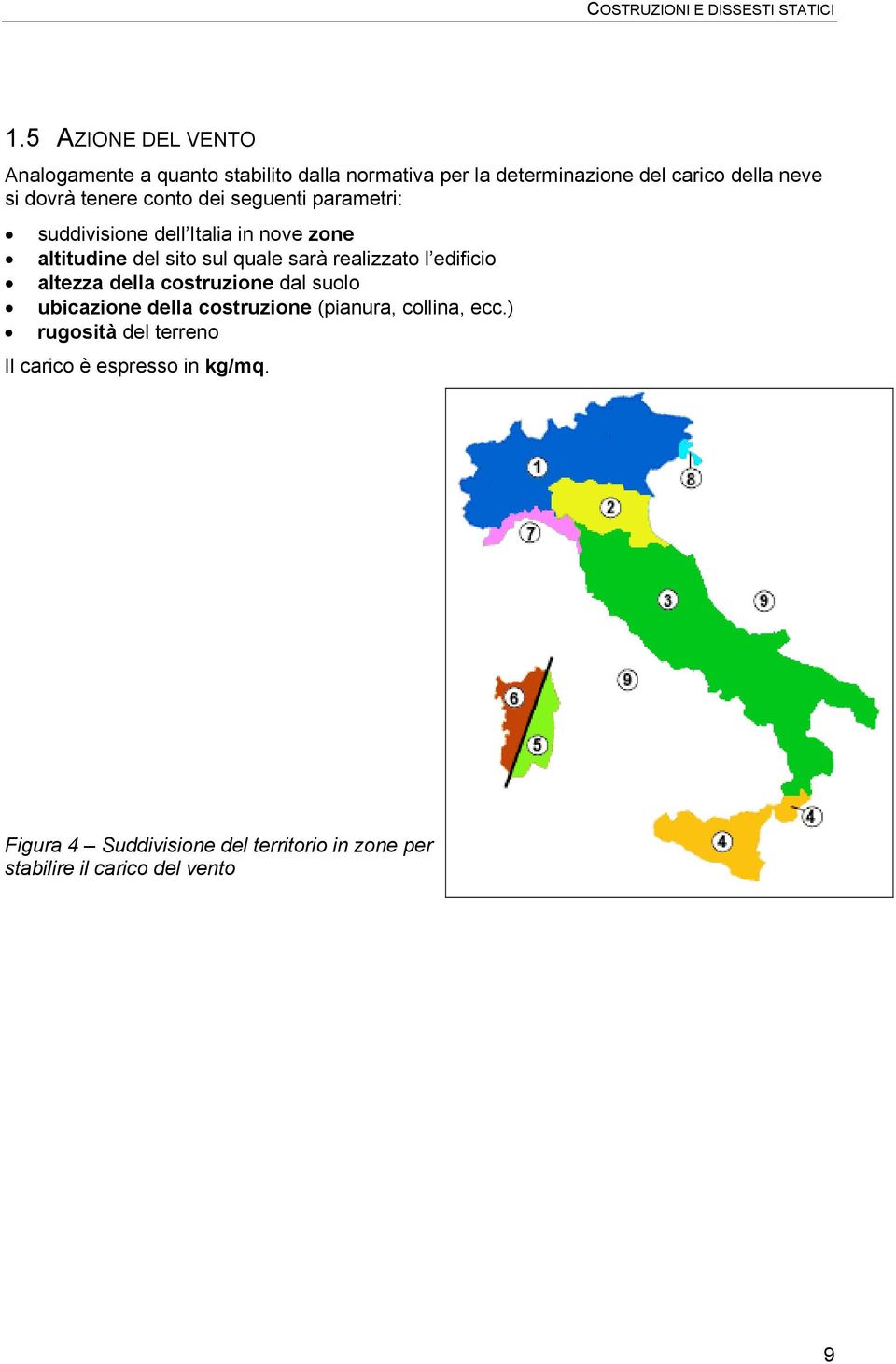 realizzato l edificio altezza della costruzione dal suolo ubicazione della costruzione (pianura, collina, ecc.