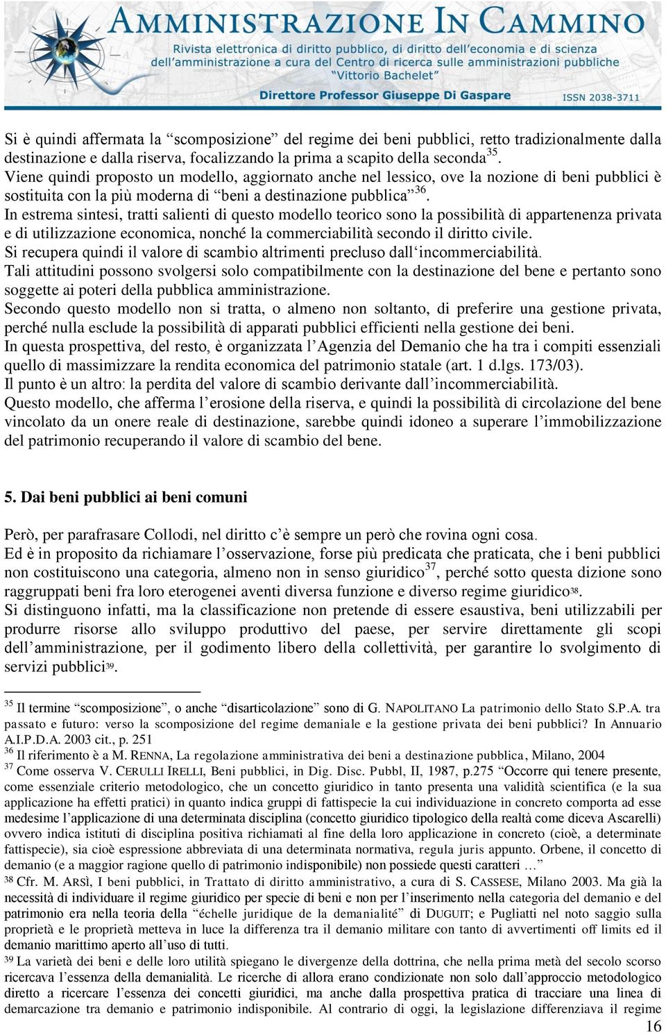 In estrema sintesi, tratti salienti di questo modello teorico sono la possibilità di appartenenza privata e di utilizzazione economica, nonché la commerciabilità secondo il diritto civile.