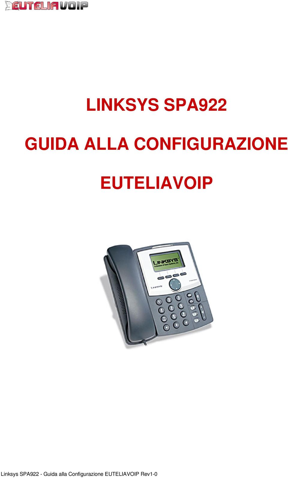 Linksys SPA922 - Guida alla