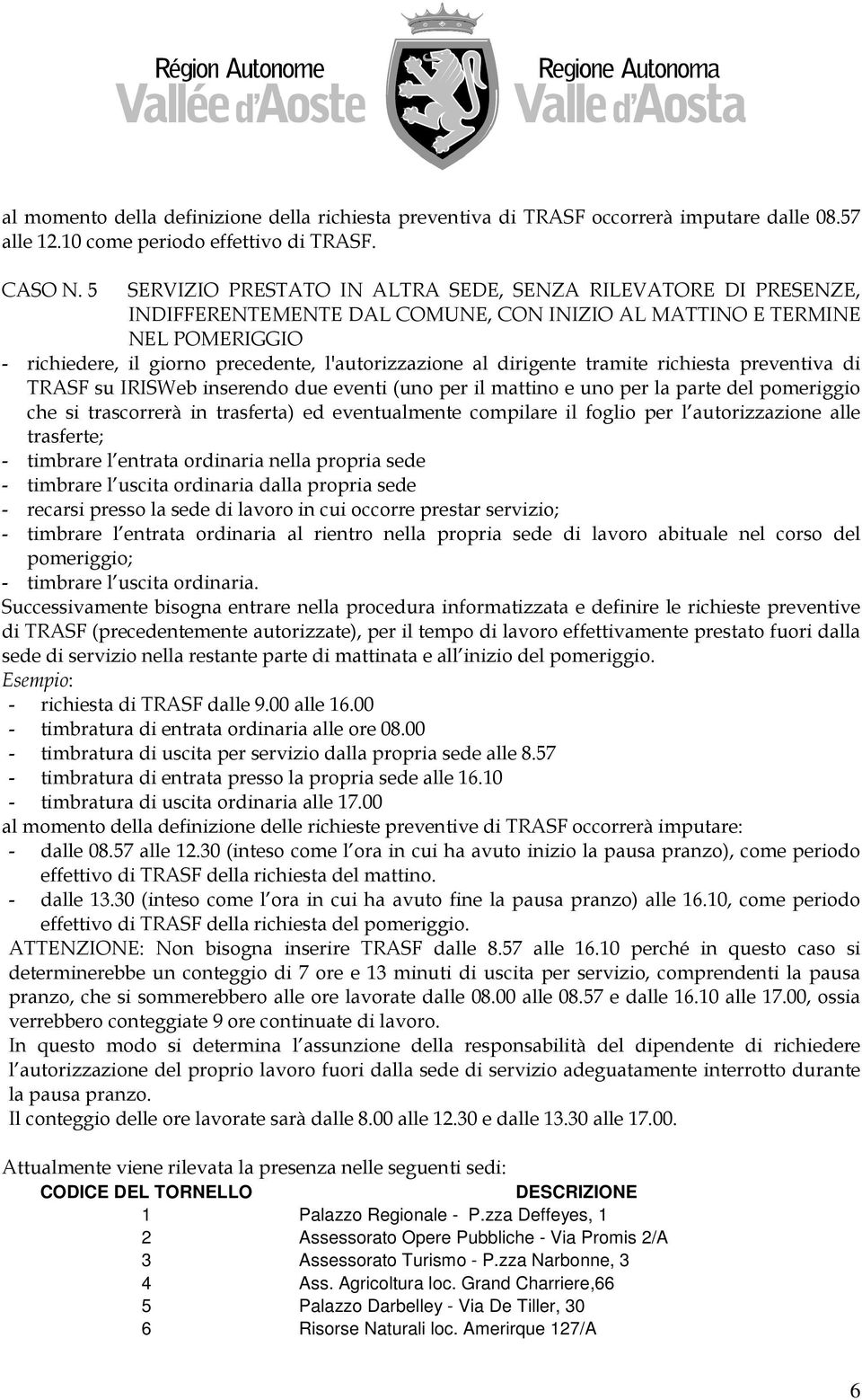 dirigente tramite richiesta preventiva di TRASF su IRISWeb inserendo due eventi (uno per il mattino e uno per la parte del pomeriggio che si trascorrerà in trasferta) ed eventualmente compilare il