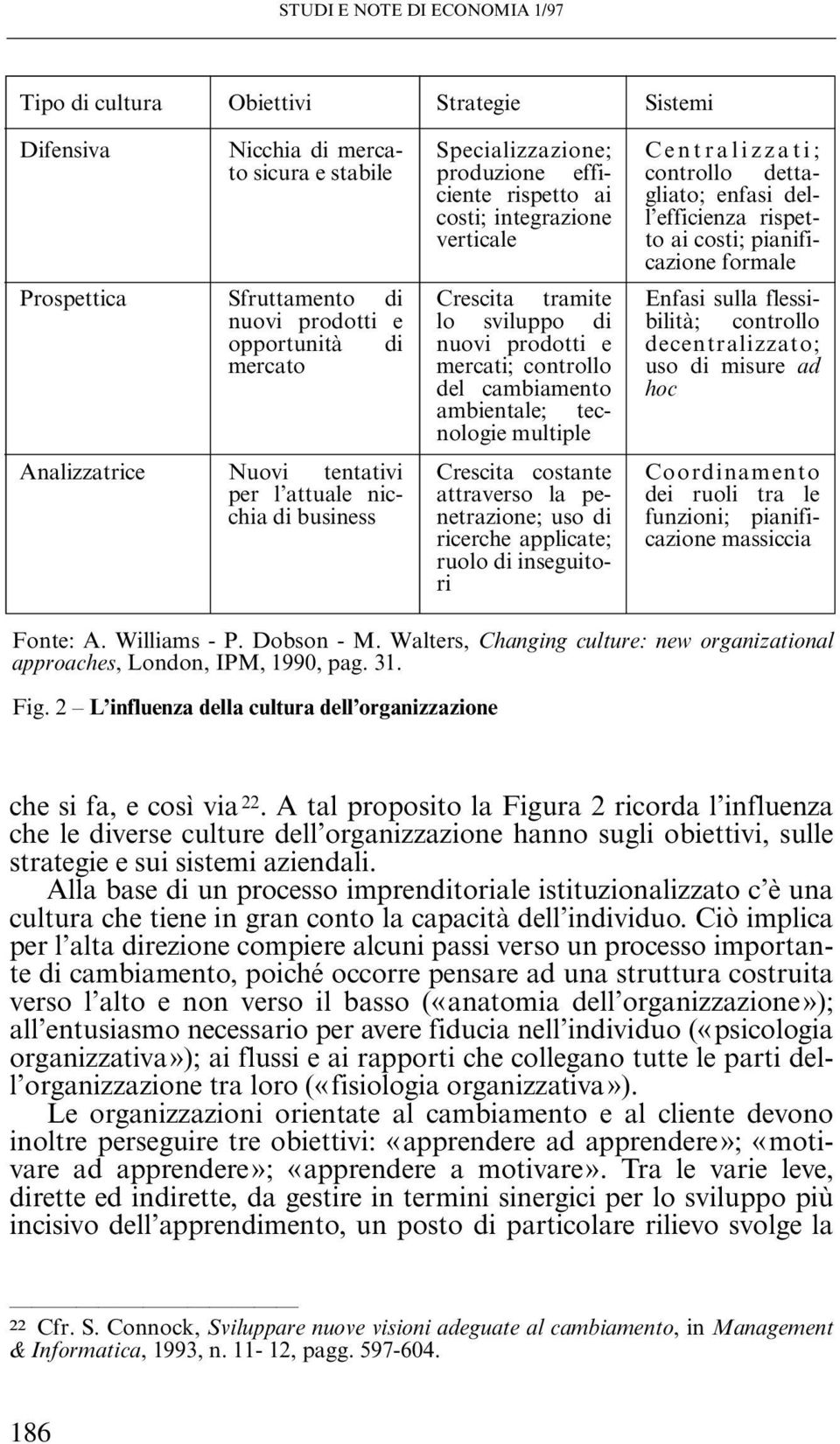 mercati; controllo del cambiamento ambientale; tecnologie multiple Crescita costante attraverso la penetrazione; uso di ricerche applicate; ruolo di inseguitori Centralizzati; controllo dettagliato;