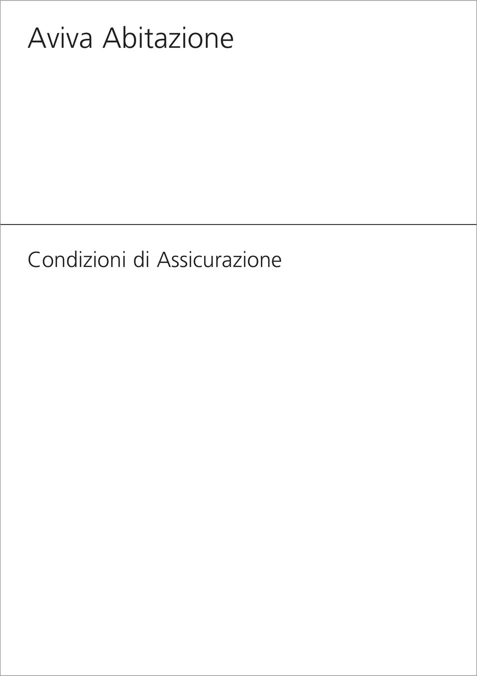 Condizioni