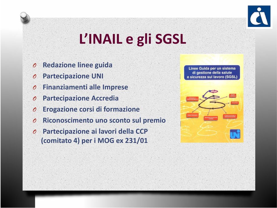 Erogazione corsi di formazione O Riconoscimento uno sconto sul