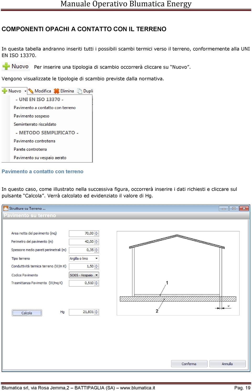 Vengono visualizzate le tipologie di scambio previste dalla normativa.