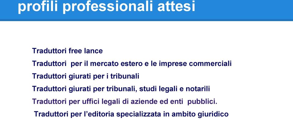 giurati per tribunali, studi legali e notarili Traduttori per uffici legali di