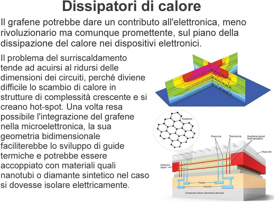 Il problema del surriscaldamento tende ad acuirsi al ridursi delle dimensioni dei circuiti, perché diviene difficile lo scambio di calore in strutture di complessità