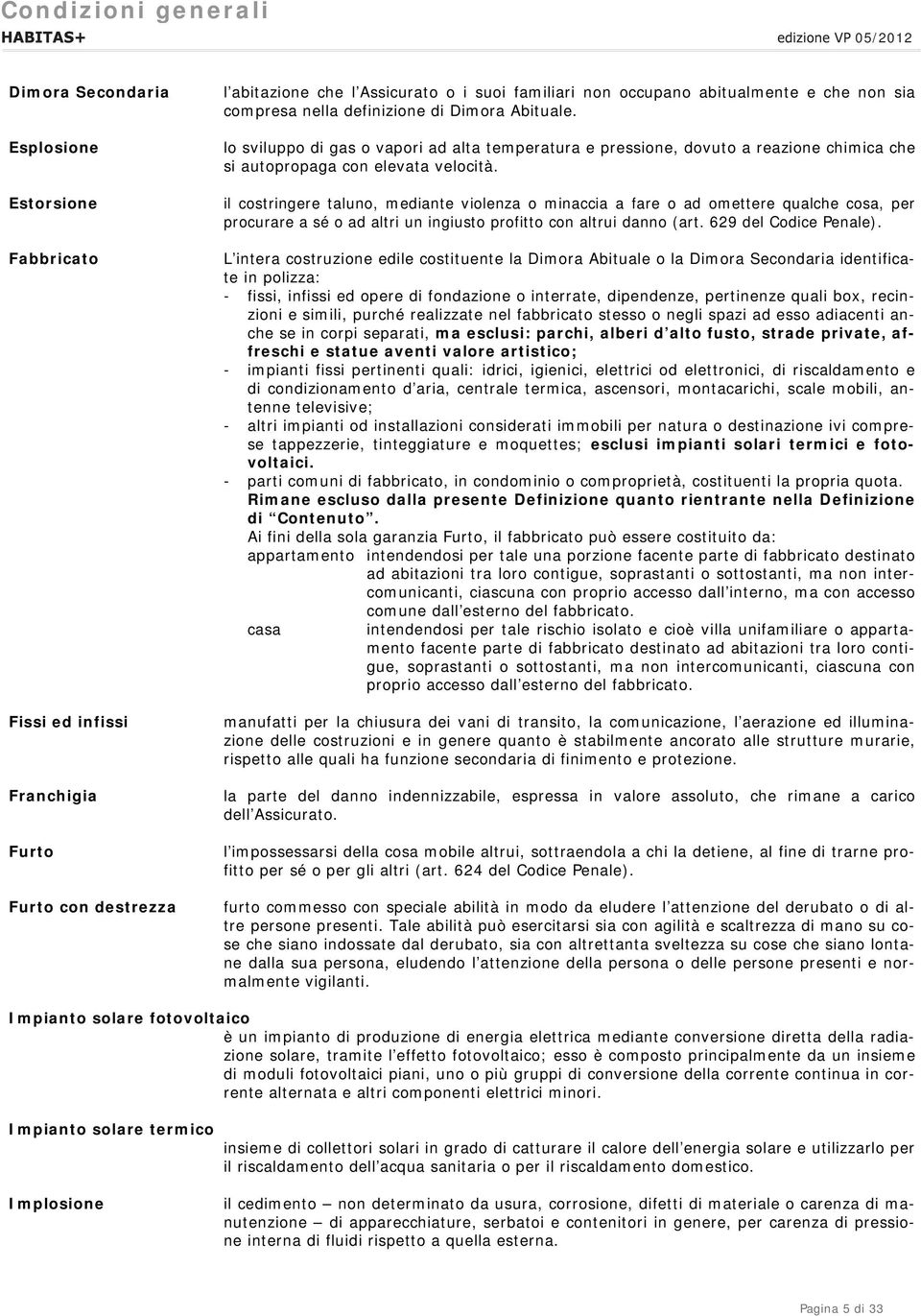 il costringere taluno, mediante violenza o minaccia a fare o ad omettere qualche cosa, per procurare a sé o ad altri un ingiusto profitto con altrui danno (art. 629 del Codice Penale).