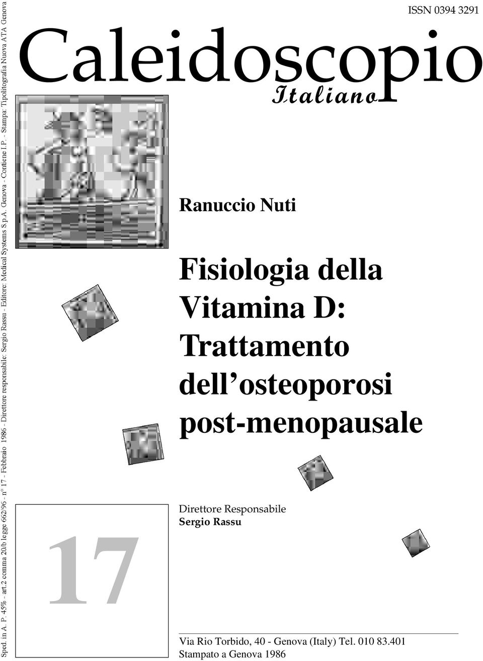 post-menopausale 17 Direttore Responsabile Sergio Rassu Via