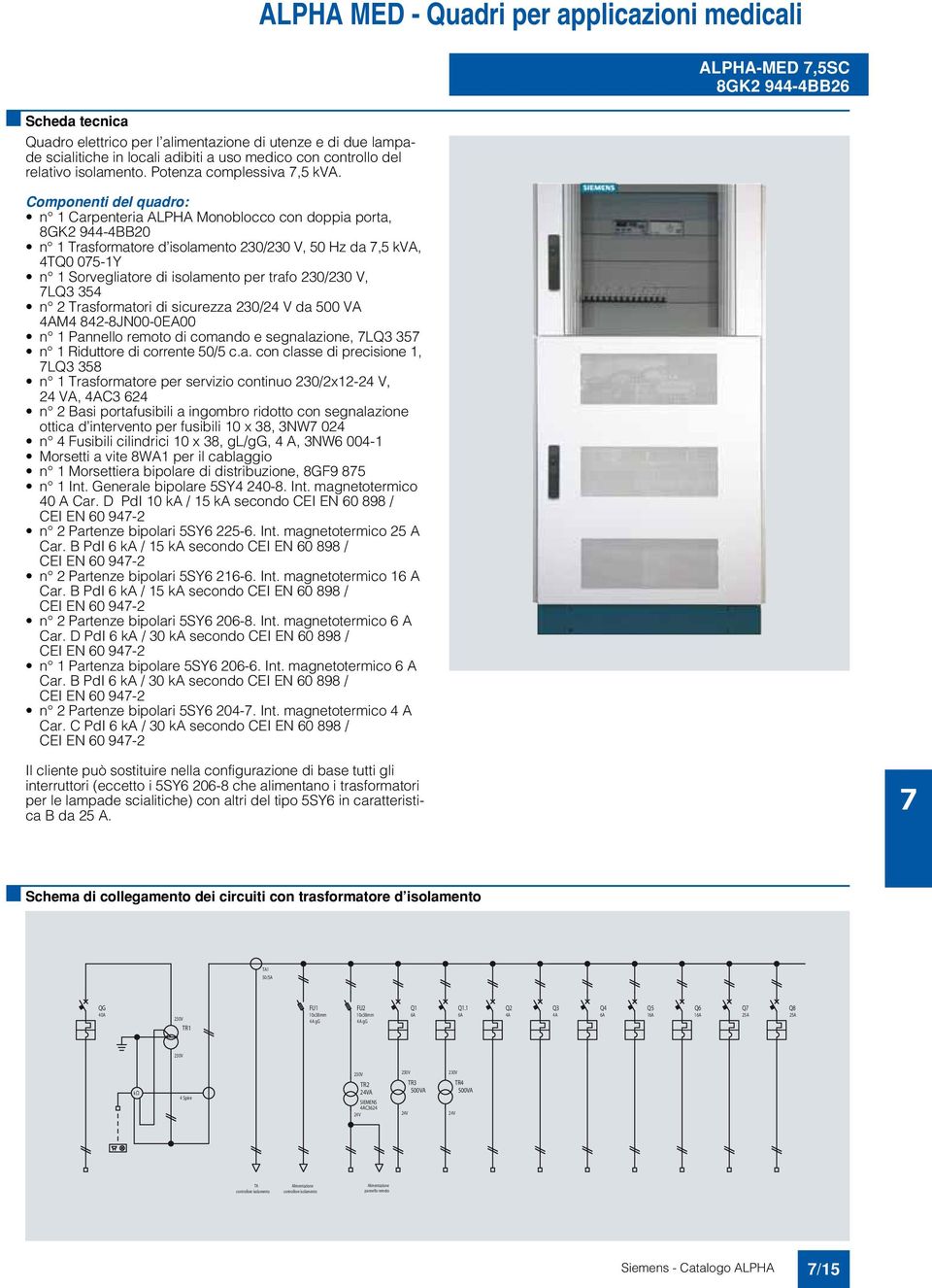 230/230 V, LQ3 354 n 2 Tras