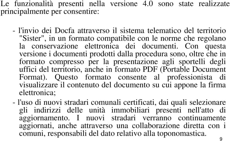 conservazione elettronica dei documenti.