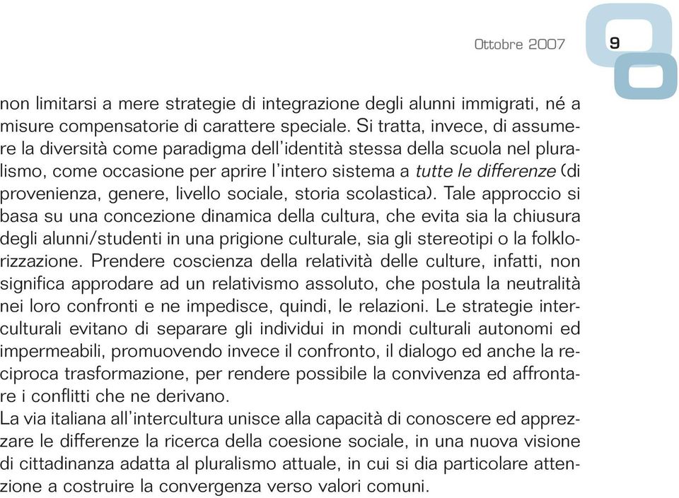 livello sociale, storia scolastica).