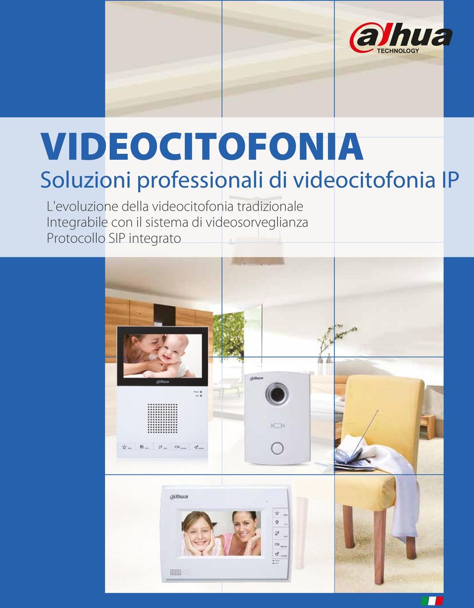 videocitofonia tradizionale Integrabile con