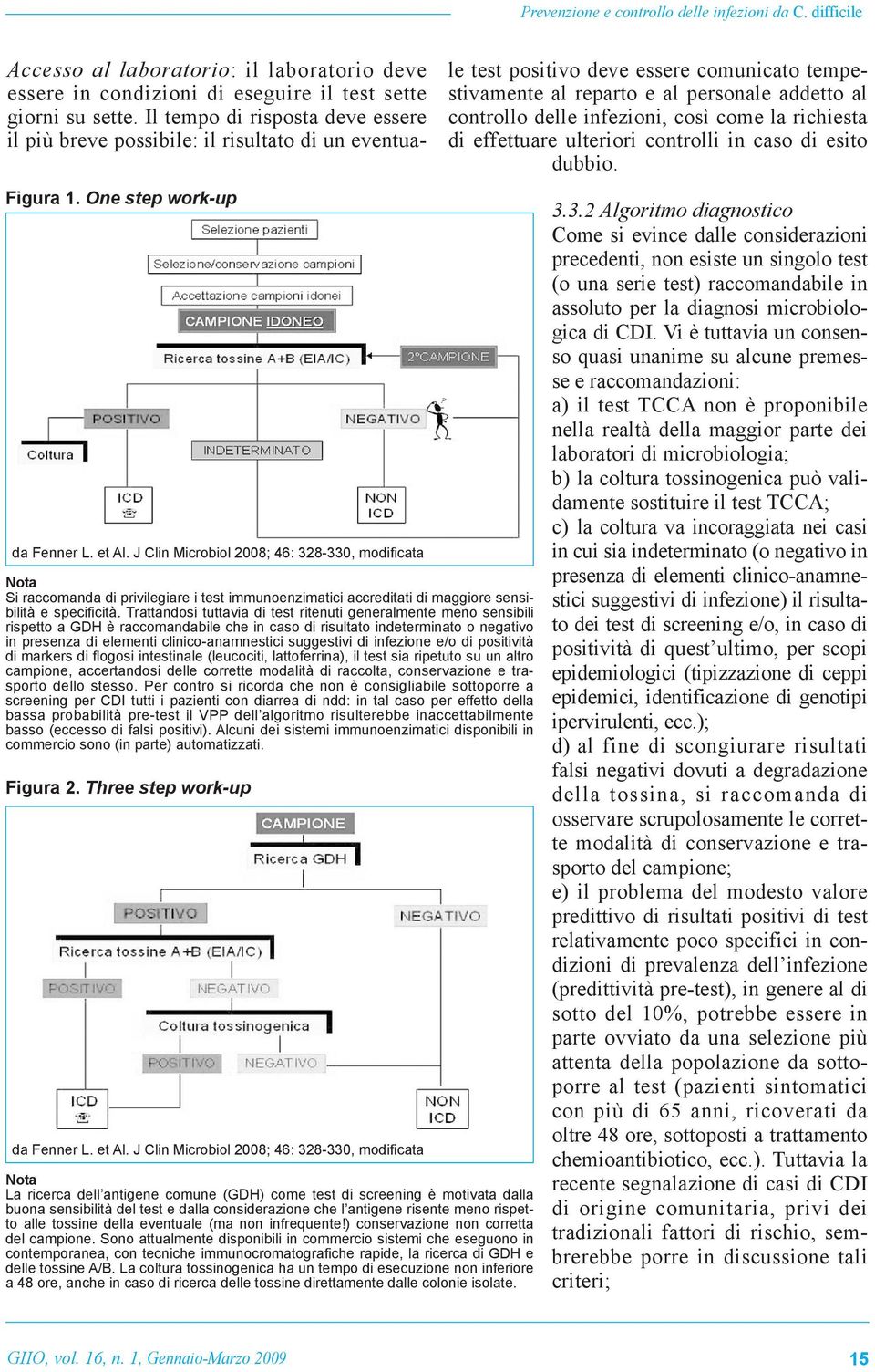 Trattandosi tuttavia di test ritenuti generalmente meno sensibili rispetto a GDH è raccomandabile che in caso di risultato indeterminato o negativo in presenza di elementi clinico-anamnestici