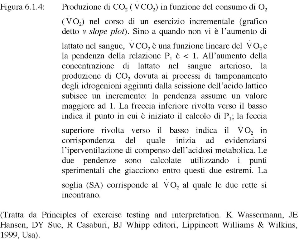 All aumento della concentrazione di lattato nel sangue arterioso, la produzione di CO 2 dovuta ai processi di tamponamento degli idrogenioni aggiunti dalla scissione dell acido lattico subisce un