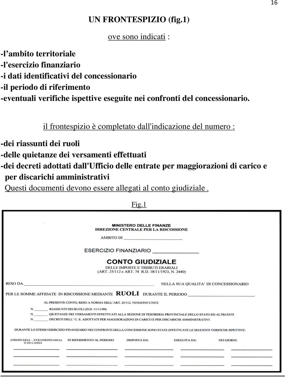 riferimento -eventuali verifiche ispettive eseguite nei confronti del concessionario.