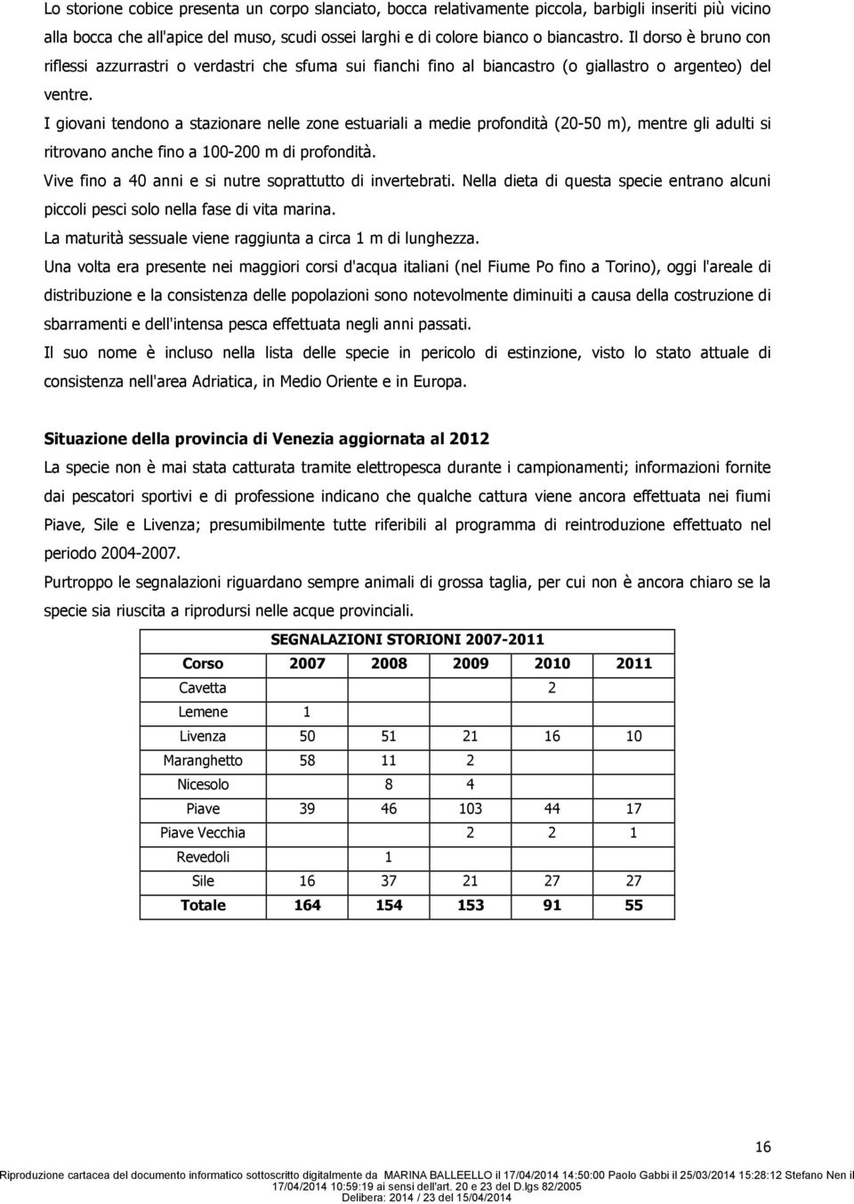 I giovani tendono a stazionare nelle zone estuariali a medie profondità (20-50 m), mentre gli adulti si ritrovano anche fino a 100-200 m di profondità.