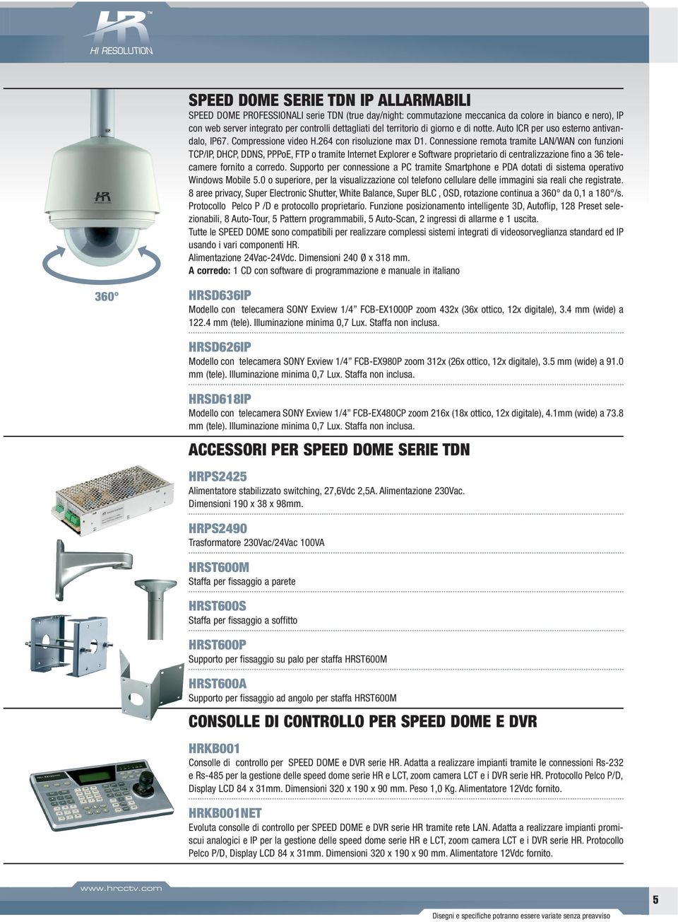 Connessione remota tramite LAN/WAN con funzioni TCP/IP, DHCP, DDNS, PPPoE, FTP o tramite Internet Explorer e Software proprietario di centralizzazione fino a 36 telecamere fornito a corredo.