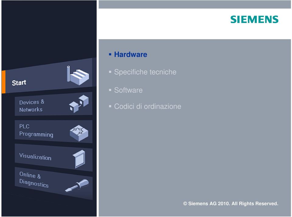 di ordinazione Siemens