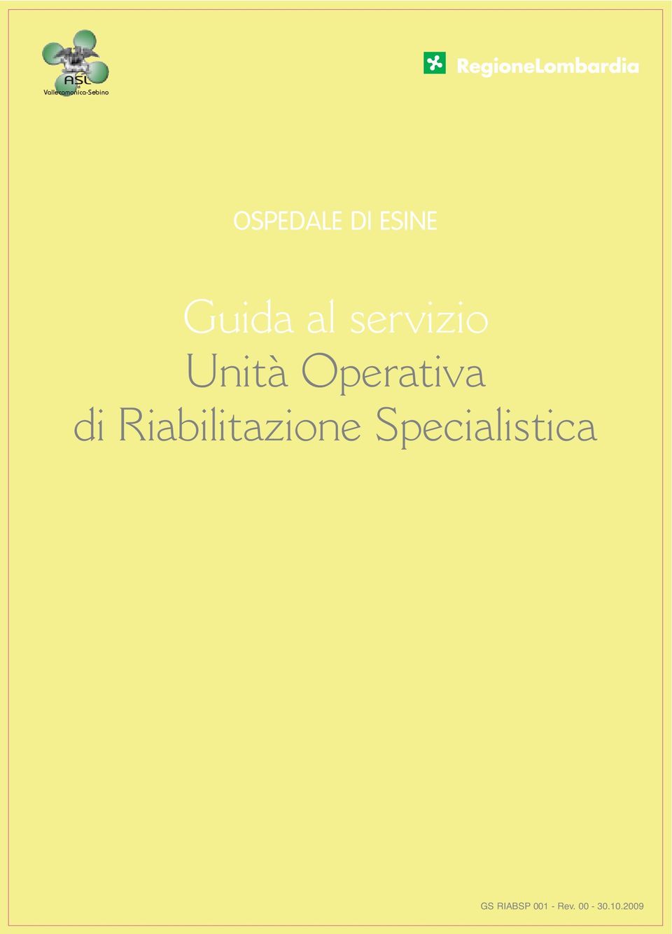 Riabilitazione Specialistica