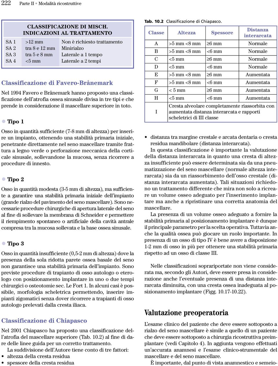 divisa in tre tipi e che prende in considerazione il mascellare superiore in toto.