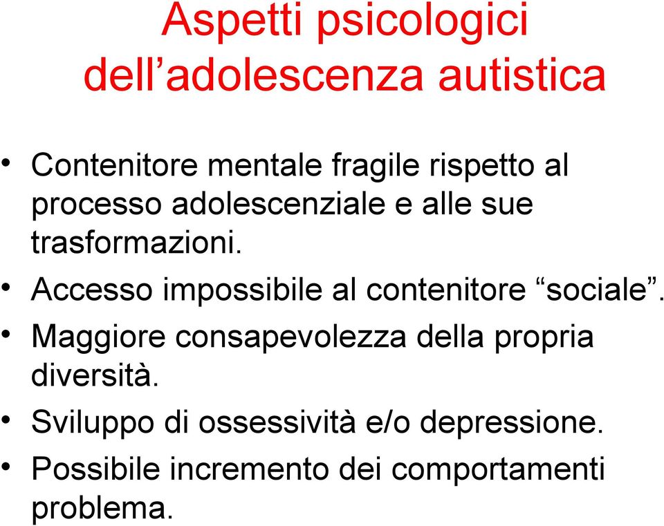 Accesso impossibile al contenitore sociale.