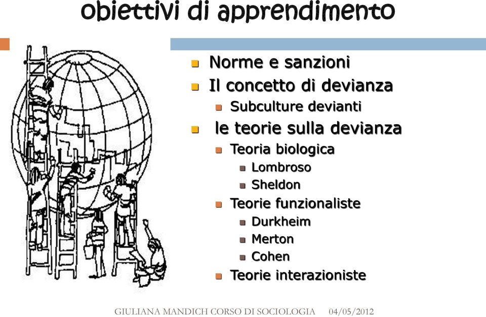 sulla devianza Teoria biologica Lombroso Sheldon