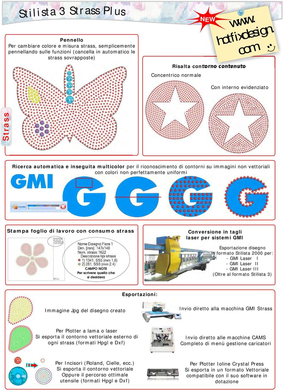 Con interno evidenziato Ricerca automatica e inseguita multicolor per il riconoscimento di contorni su immagini non vettoriali con colori non perfettamente uniformi Stampa foglio di lavoro con