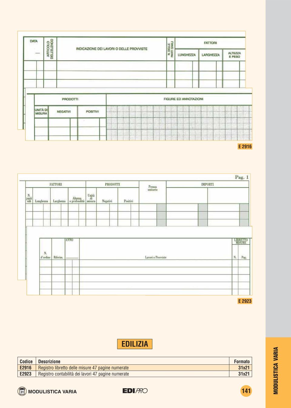 numerate x21 E2923 Registro